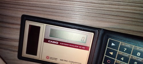Vintage Casio MC-40S Solar Metric Converter Calculator Folding Credit Card Size - Picture 4 of 9