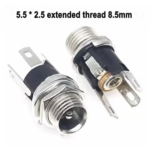 DC025M 5.5x 2.1/2.5mm DC Power Jack Socket Female Panel Mount Connector DC-025M - Picture 11 of 12