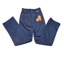 Vintage Toughskins "Hanging Tough" 1970's Child Youth Denim Jeans 10 Slim