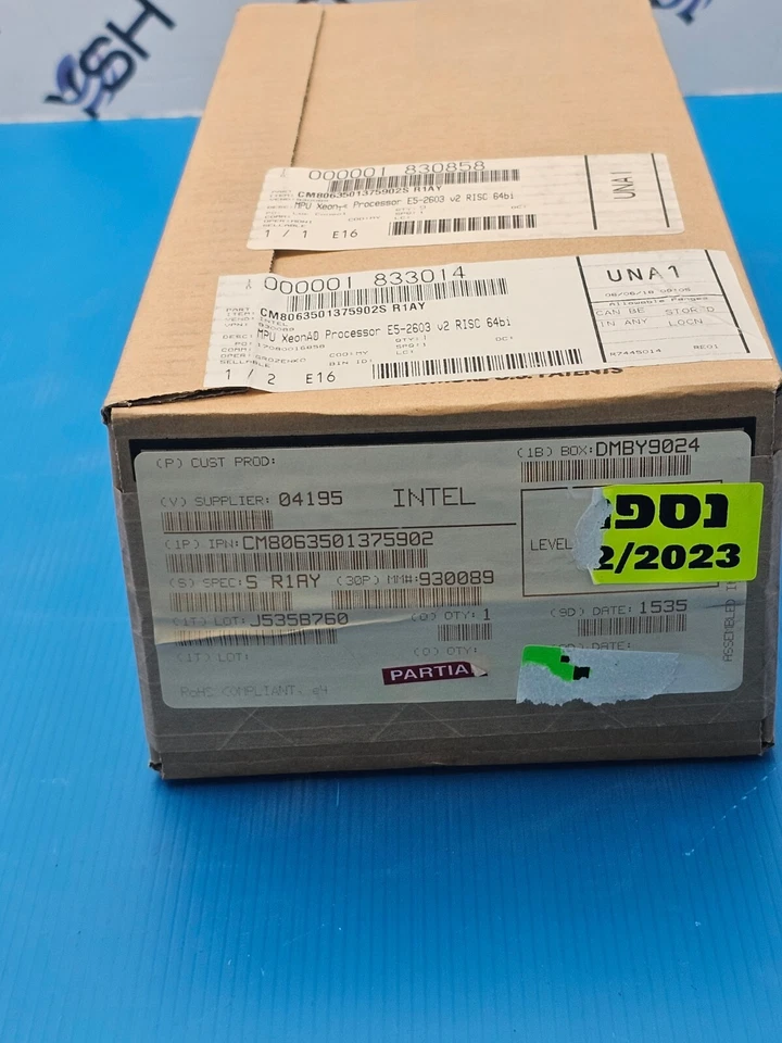 INTEL XEON QUAD CORE PROCESSOR E5-2603V2 1.80GHZ 10MB CACHE 80W CM8063501375902 - Image 3 of 4