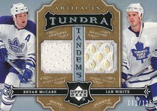 2007-08 UD Artifacts TUNDRA TANDEMS #MW BRYAN McCABE / IAN WHITE - x/125