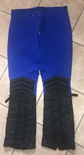 Tyrolia Ski Pants Padded Boot Flare Men's Sz 36 Black w/Black Legs