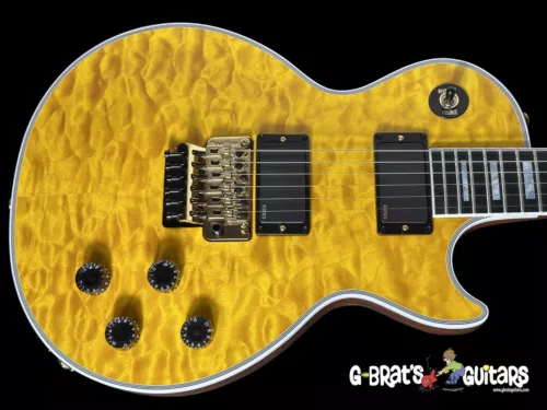 2024 GIBSON LES PAUL AXCESS M2M CUSTOM  SHOP 5A QUILT TOP w FLOYD ROSE & EMG’s 