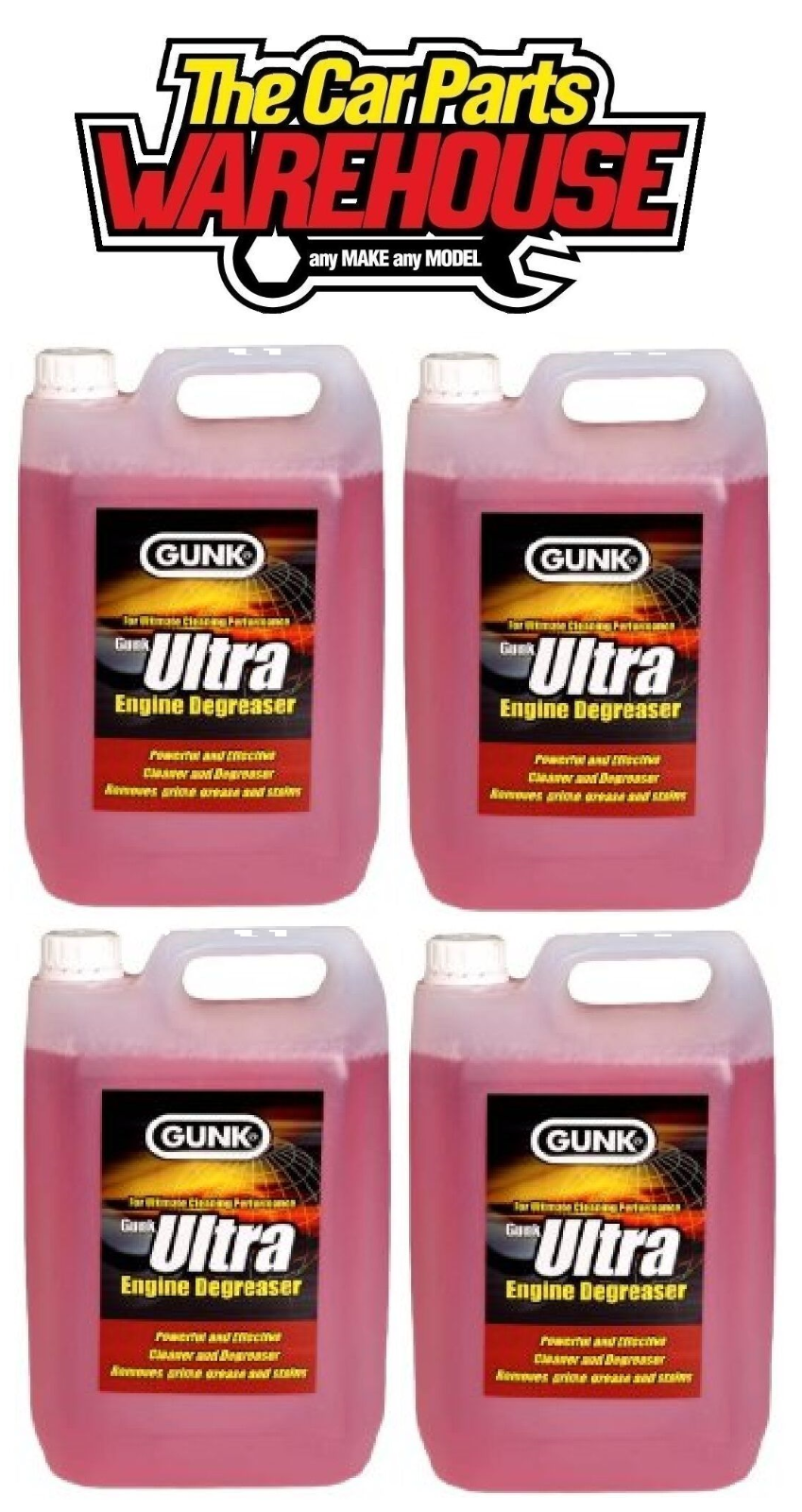 FOUR Gunk ULTRA 4 x 5L Engine Degreaser Brush On Engines Wash Cleaning Degrease 5020618068686 eBay