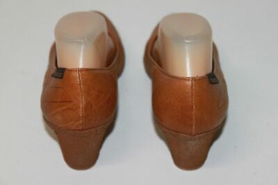 Escarpins Ted Lapidus En Cuir Souple Marron Caramel - Taille 40.5 (US 8.5), Occasion En Bon état