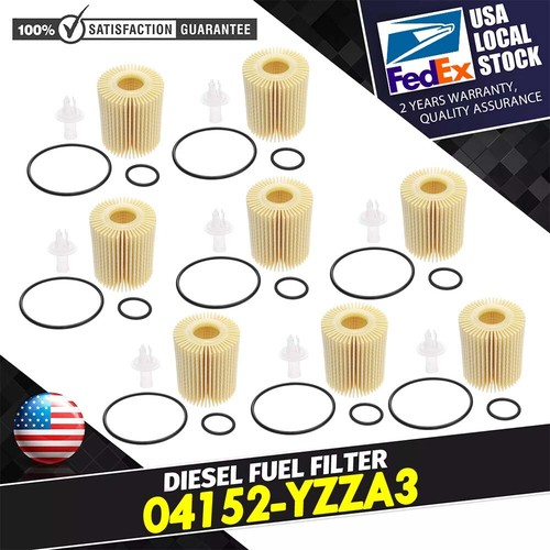 2 Filtri Olio Per Lexus 04152-YZZA3 OEM – Con Guarnizioni, Toyota, Nuovi Sigillati