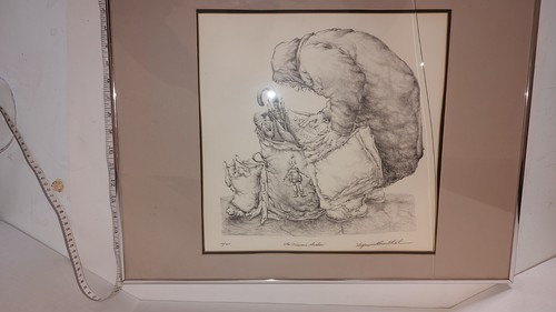 Rare Seymour Rosenthal The Treasure Seeker BW Litho Signed Numbered 162/200 Read - Picture 11 of 13