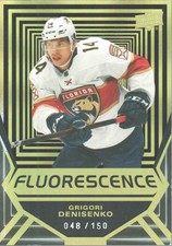 2021-22 Upper Deck Hockey Card Fluorescence Gold #FL41 Grigori Denisenko 048/150