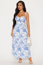 Love To Brunch Floral Midi Dress-Fashion Nova|44786