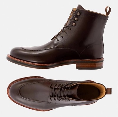 Beckett Simonian Gallagher Boots  Men's Brown Leather US 9.5