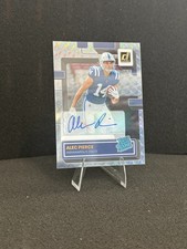 2022 Panini Clearly Donruss - Rated Rookie Alec Pierce #71 Autographs (AU, RC)
