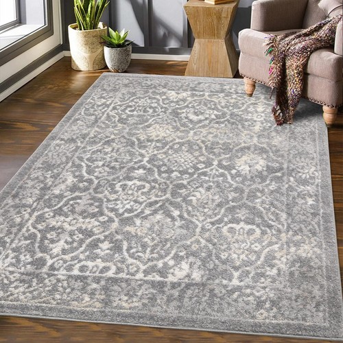 Area Rug 5'3" x 7'3" Moroccan Trellis Area Rugs for Living Room Soft Boho Dis...