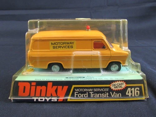 Vintage Dinky Toys Diecast #416 Motorway Services Ford Van MIB MM844