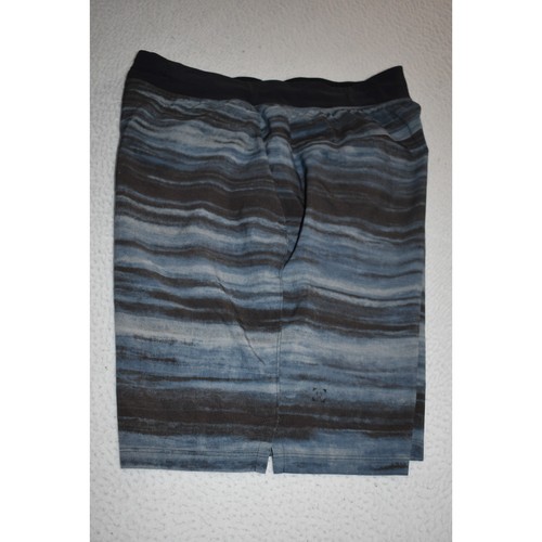 Lululemon Gym Shorts Mens Size Medium Stretch Yoga Wicking Performance Blue - Picture 8 of 9