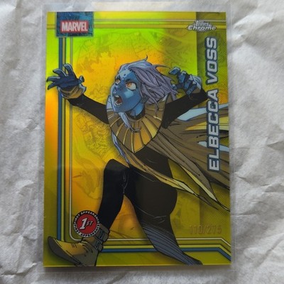 Topps 2026 Topps Chrome Marvel Elbecca Voss First App 110/275 #114 Trading Card