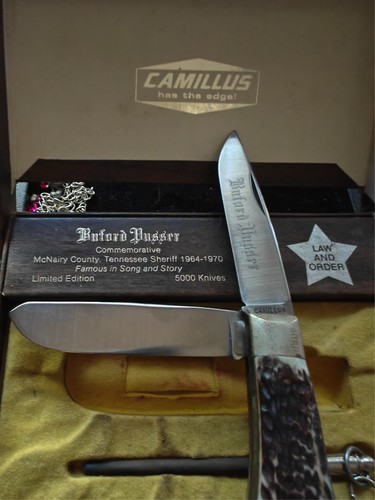 Camillus USA -Buford Pusser Commemmorative knife-