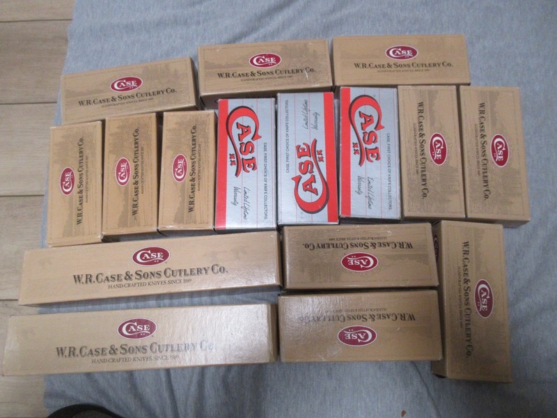 EMPTY CASE XX KNIFE BOXES CALIBER 58 & 59 CAMO BLACKHORN FROM 1990'S
