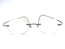 MarchOn Airlock 2 Brown Metal Rimless Oval Glasses 720/10 22 47 18 150