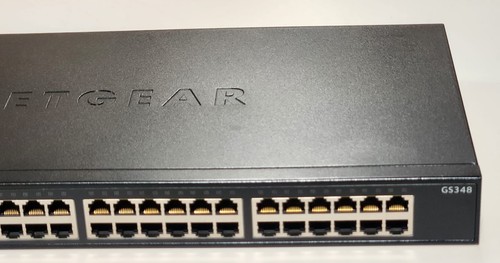 Netgear GS348 48 Port Gigabit Ethernet Rackmount Unmanaged Network Switch - Picture 3 of 4