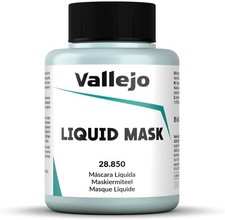 Acrylicos Vallejo 85 ml Liquid Mask 2.87 Fl Oz Pack of 1 , Clear