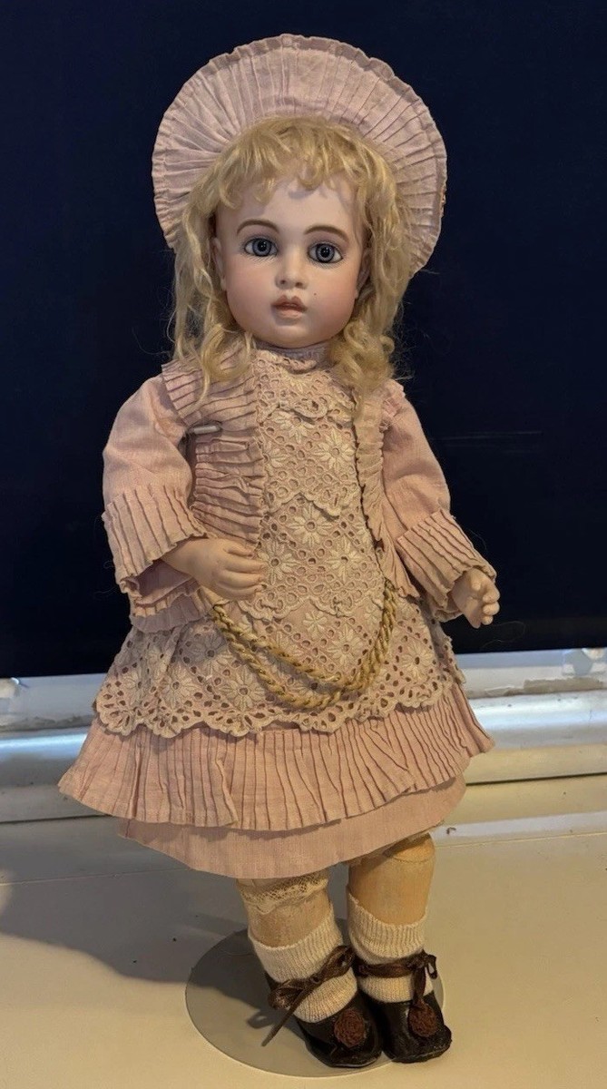 Stunning Antique Bru Jne BEBE SZ 7 Doll Transitional W/ Labeled
