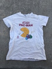 Vintage 80s Atari PAC-MAN Kids Tee Single Stitch USA Made Size L 14-16 Months
