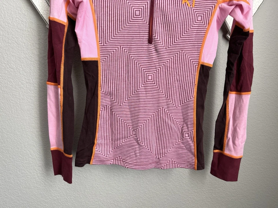 Top y pantalones para mujer Kari Traa S Tora 1/2 cremallera capa base mezcla de lana Foto 4 de 4