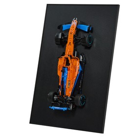 Acrylic Top-Speed Carbon Fiber Black Wall Mount Display Frame for LEGO Technic