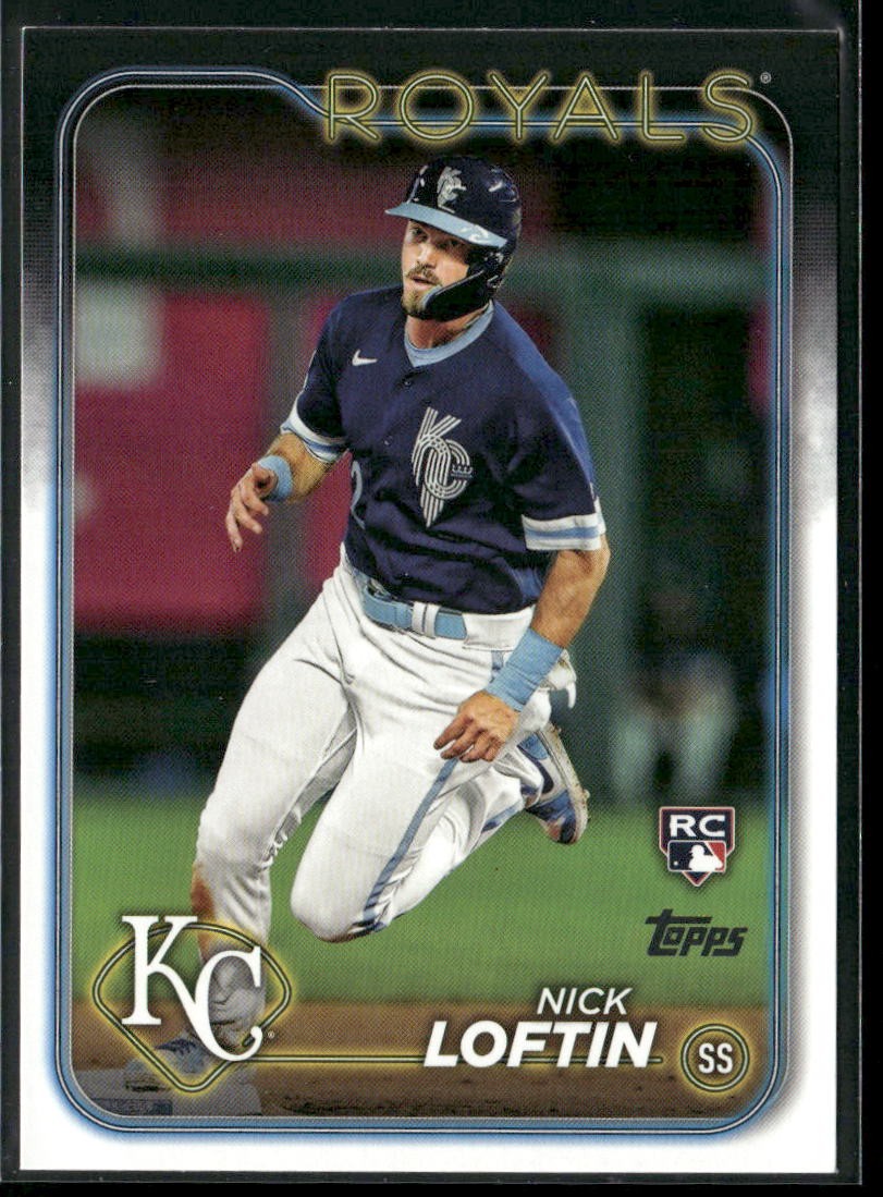 2024 Topps #506 Nick Loftin Rookie A672 Kansas City Royals