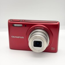 OLYMPUS VG-180 Red Compact Digital Camera Tested Working Seller Japan