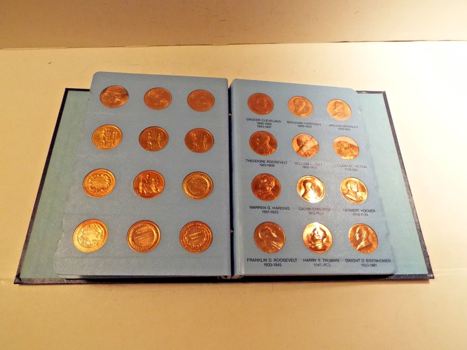 Medallas de los presidentes como nuevas de Estados Unidos. Washington a través de Bush Sr. Foto 4 de 4