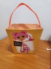 Lalaloopsy Pimienta y Cerdo Cartón Pascua Cesta Almacenamiento Decoración con Mango y Puzzle