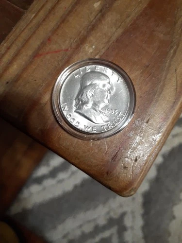 1953 Franklin Silver Half Dollar, Choice/Gem Uncirculated.  Better Date