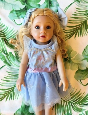 BABESIDE Realistic Doll Ice Snow Princess Blonde Hair 18'' Toddler Girl
