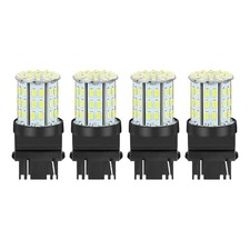 6000K White 3157 LED Bulbs 4 Pc High Brightness 64 SMD Chip for Brake Tail