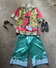 DISNEY STORE COMPLETE ELIZABETH SWANN GIRLS COSTUME Size 4-FREE SHIP