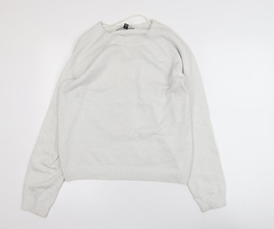 Weißer Pullover Pulli Damen UK Größe S Vero Moda