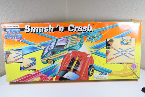 1995 Matchbox speed system smash n crash set- Missing Parts - Picture 1 of 3