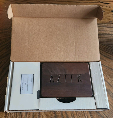 NOS Vintage Testors Aztec A430 Airbrush Set Walnut Wood Case In Box With VHS