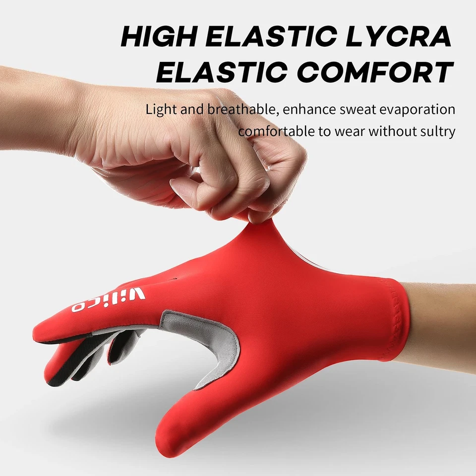 Cycling Gloves Touch Screen Full Fingers Mountain/Dirt Bike Gloves for Men Women - Image 4 of 4
