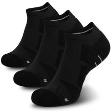 Muezna Unisex Running Socks Anti-Blister Moisture Wicking Cushioned Athletic ...