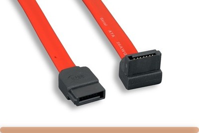 SATA Right Angle Straight Data Cable 1 Meter 40 Inch 90 180 Degree Red