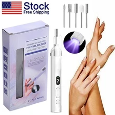 Electric Nail File Drill Portable USB Manicure Pedicure Machine Set Professional