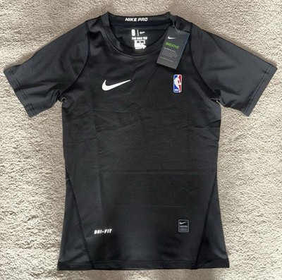 Size XXL - Nike Pro x NBA Compression Short Sleeve Tee Black Brand