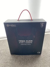 GENUINE CYBEX PLATINUM FERRARI YEMA CLICK BABY CARRIER  (VICTORY BLACK)