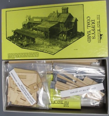 Fine Scale Miniatures 275 HO Scale Duffy's Coal Yard Laser-Cut Craftsman Kit NIB