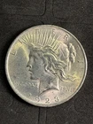 1923 bu uncirculated silver peace dollar
