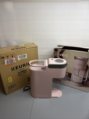 Keurig K-Mini Dusty Rose Coffee Maker Open Box Missing Parts Original Box TESTED