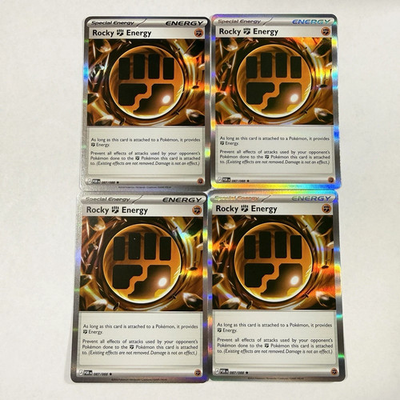 #ad Rocky Energy 087 088 Playset x4 Cards Perfect Order Pokemon $2.49