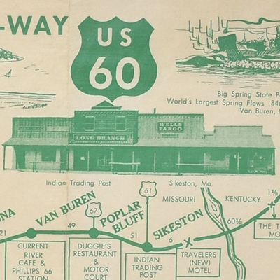 #ad #ad 1960s Hi way 60 Monett Aurora Springfield Cabool Willow Springs Mountain View $57.50
